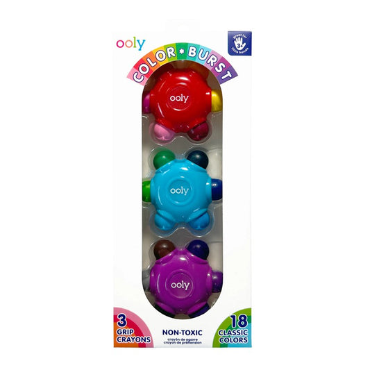 Color Burst Grip Crayons