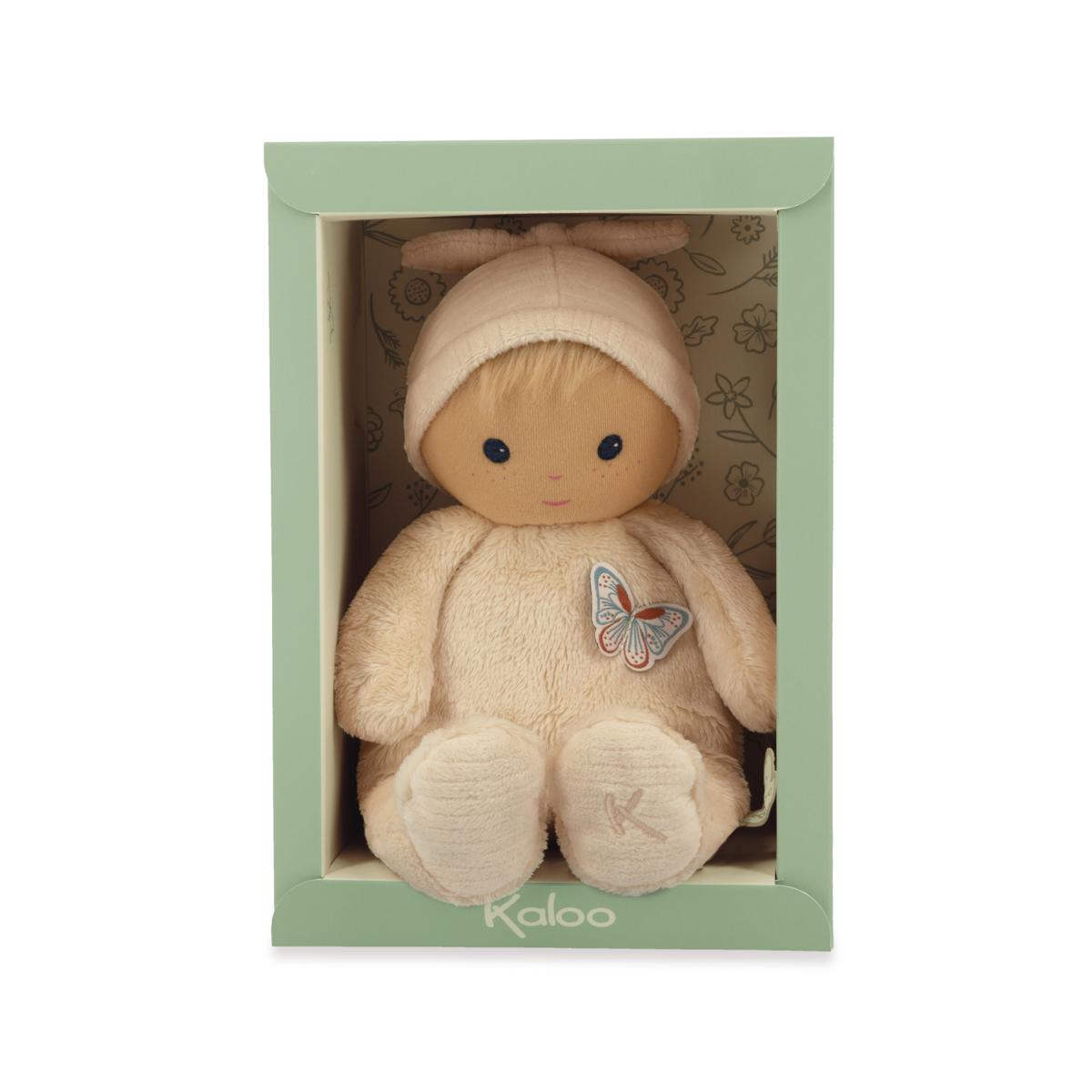 Zachte baby pop met blond haar