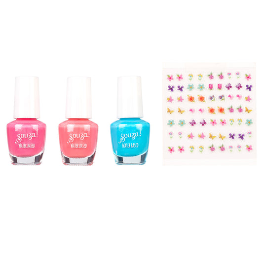 Nagellak + Stickers Set