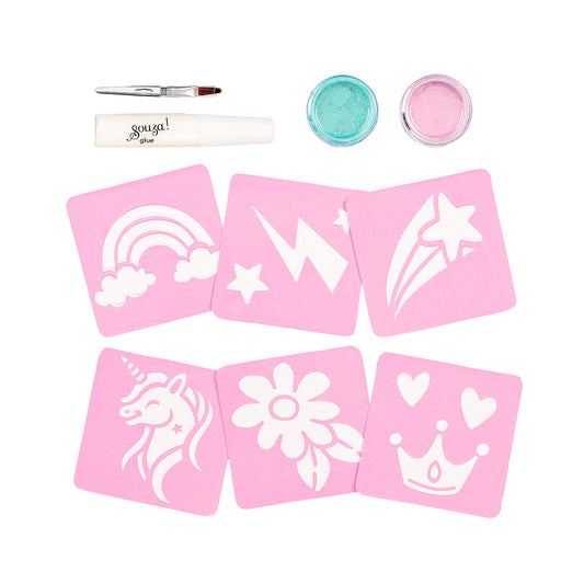 Glitter Tattoo Set Eenhoorn