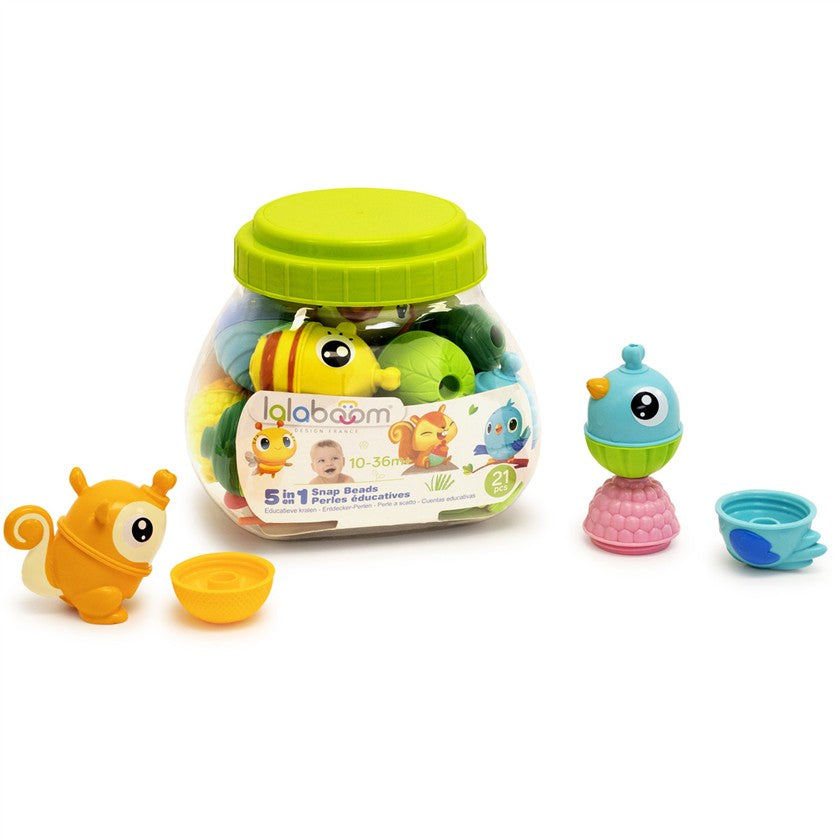 Educatieve kralen met 3 dieren