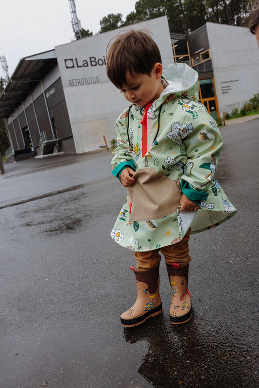 Regen Poncho Mountain Ride