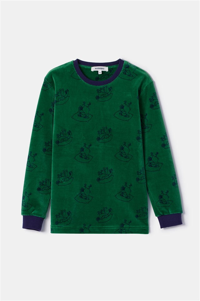 Pyjama Duif AOP Velours
