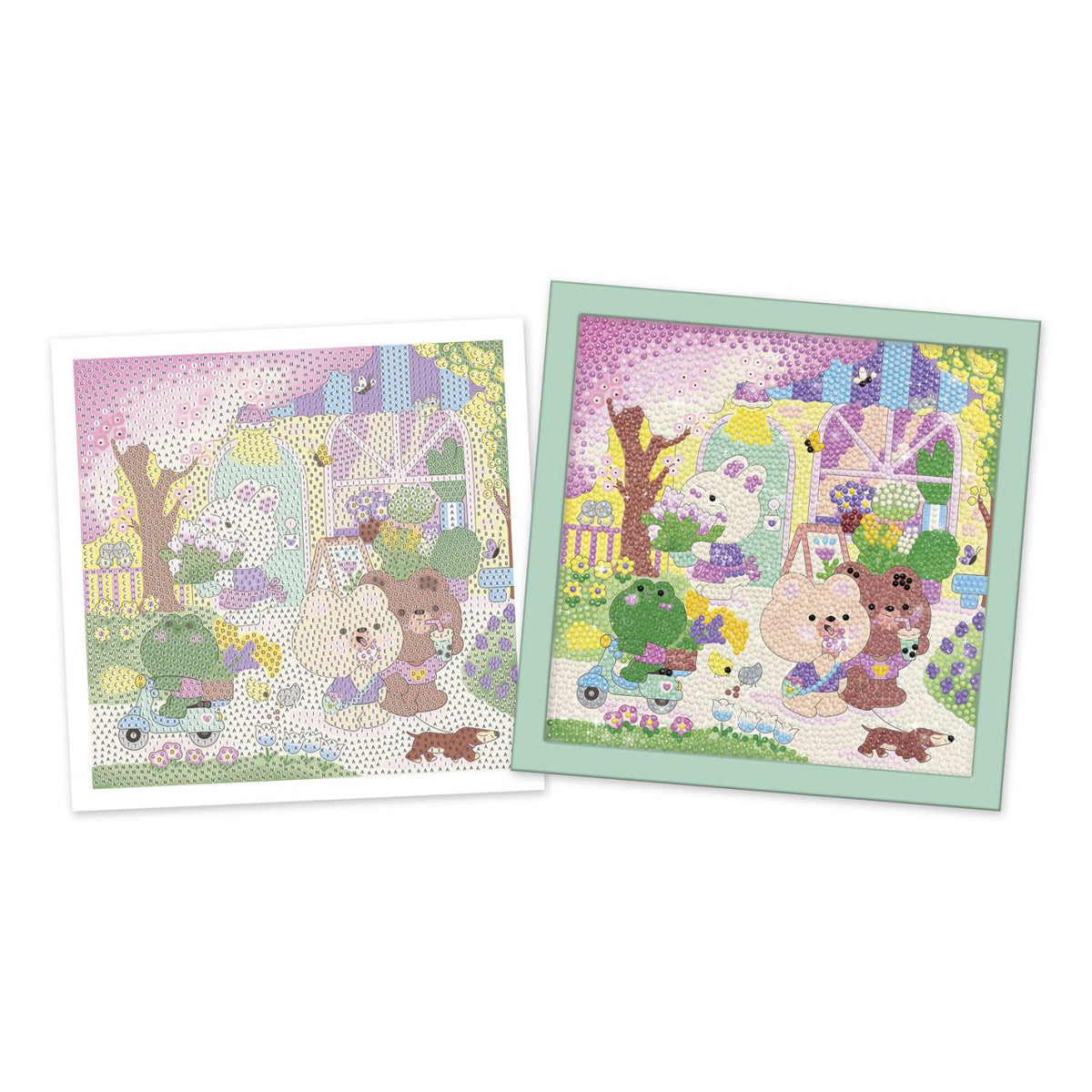 Diamond painting met stylus en kader