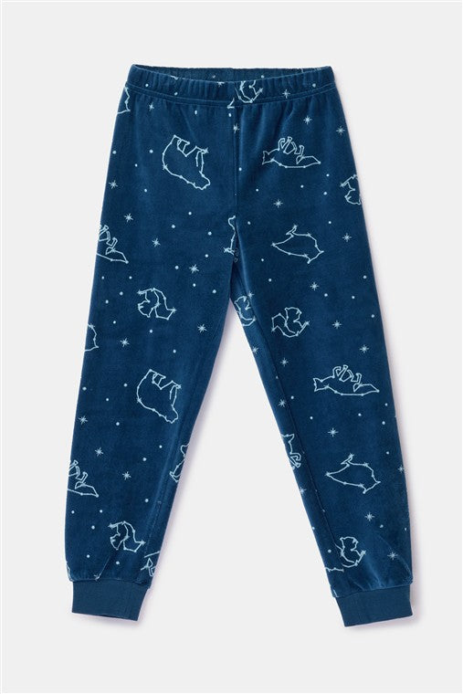 Woody pyjama met all-over galaxyprint.