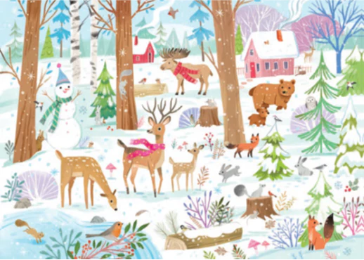 Puzzel Winter Magic 60 pcs