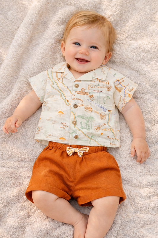 Short Rustique Marron