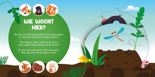Wie woont hier? In het bos