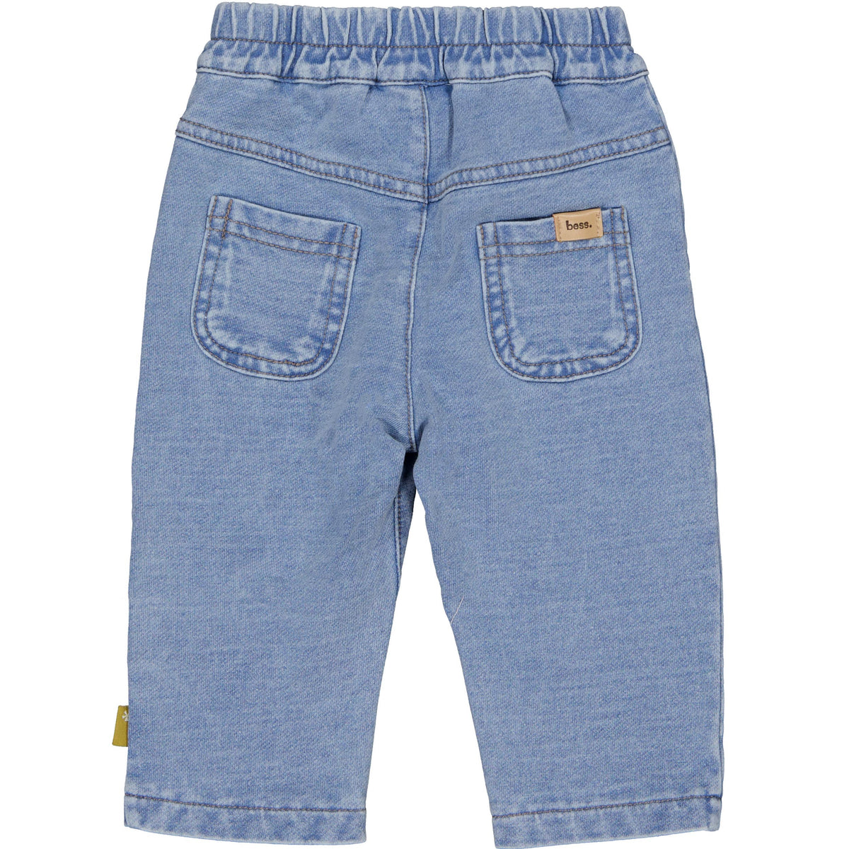 Bess* Pants Anand, katoenen broekje voor baby jongens en meisjes, achterkant.