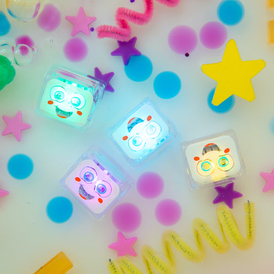 Light-Up Sensory Cubes Party