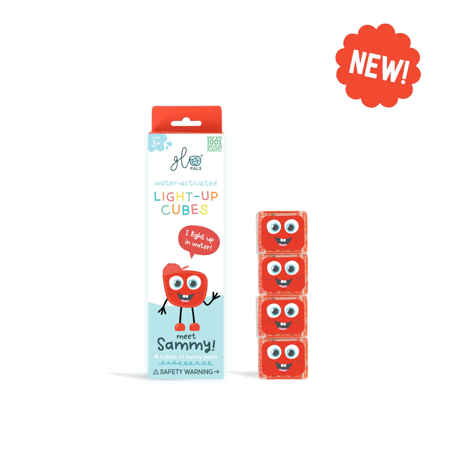 Light-Up Sensory Cubes Sammy