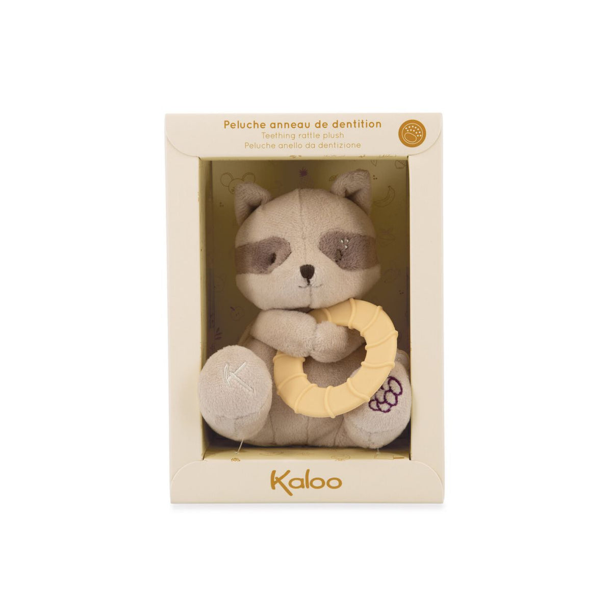 Wasbeer knuffel van 12 cm