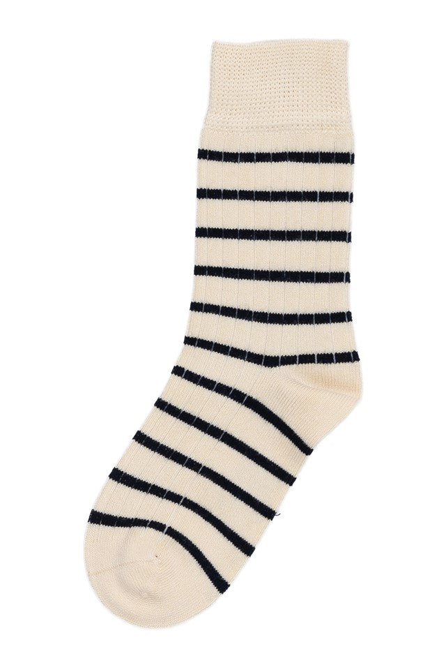 Bamboo Sokken Stripes Navy