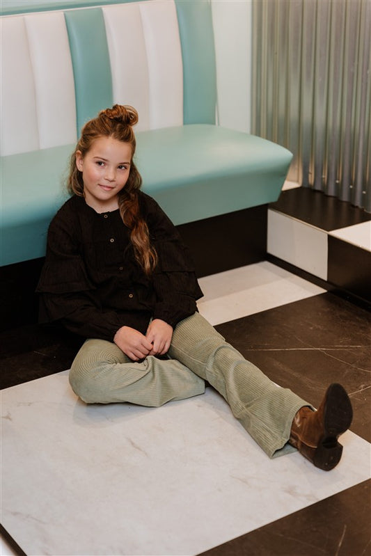 Broek Flared Mint Green