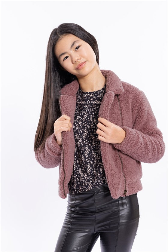 Vest Sherpa Burgundy