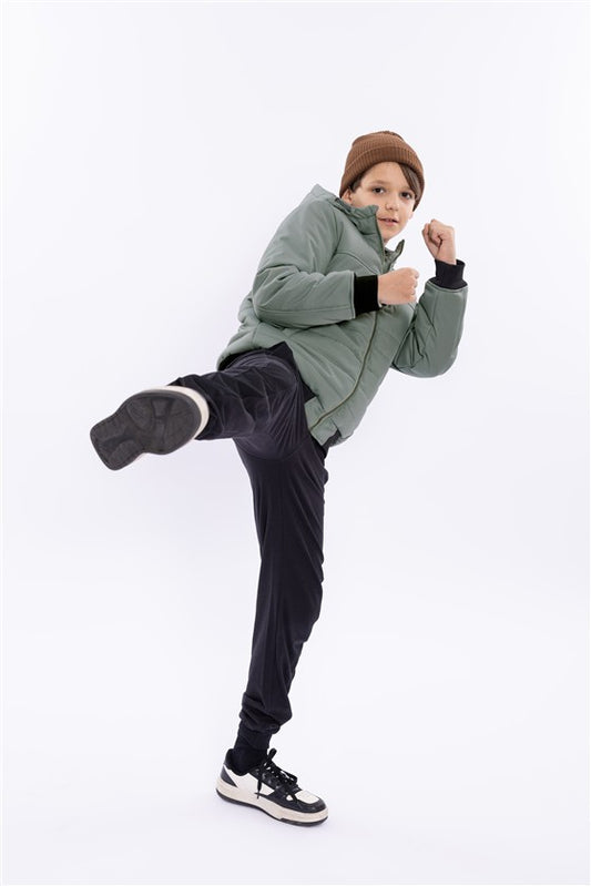 Winterjas Faded Green