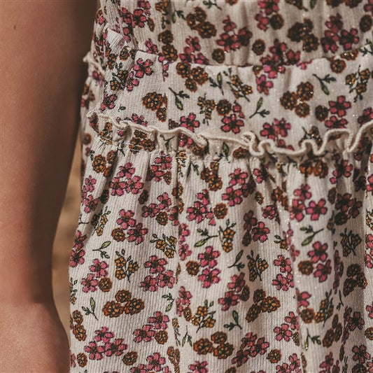 Detail sparkly flowers skirt van salted stories