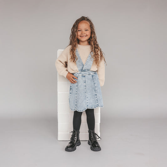 Scallop Salopette Jurk