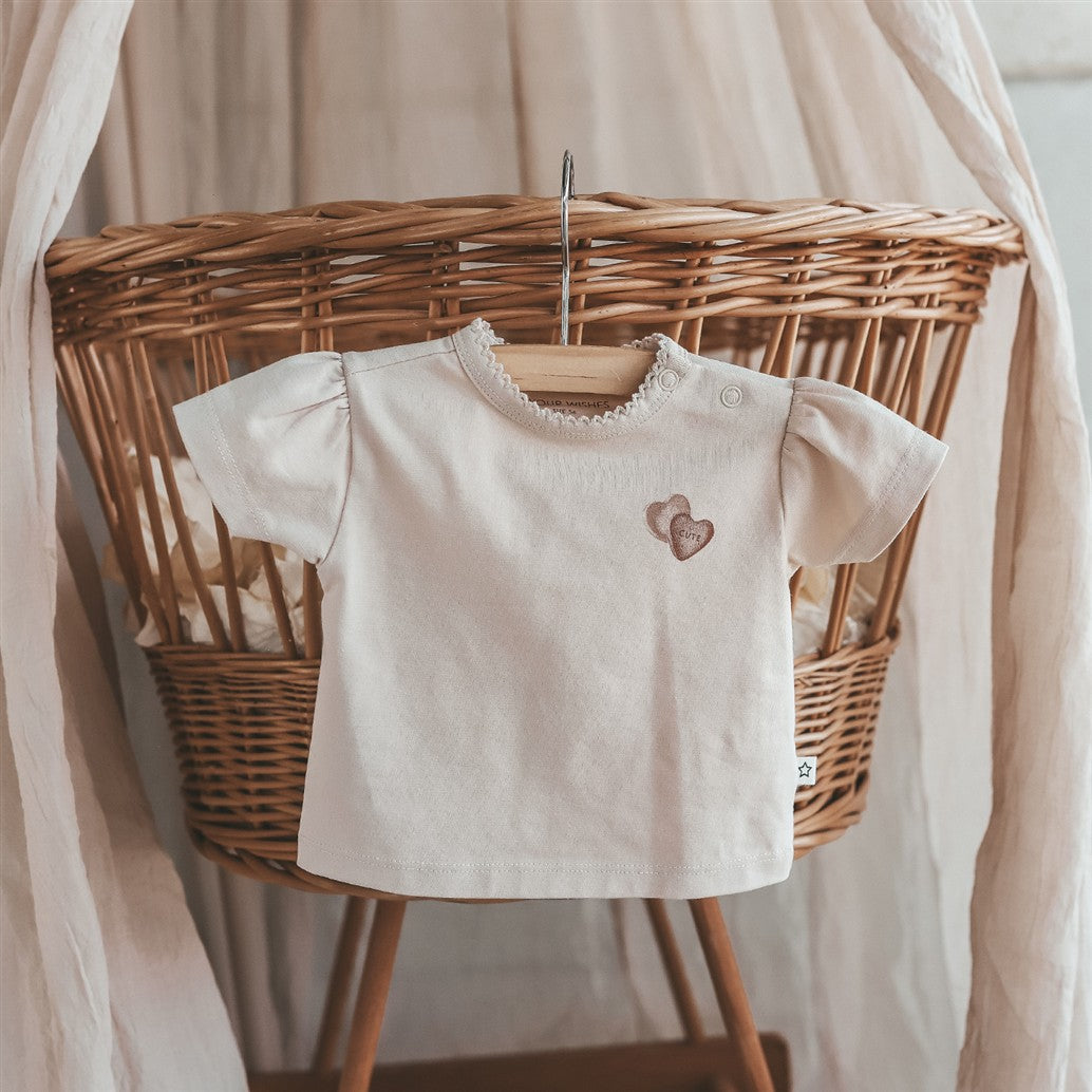 baby t-shirt met CUTE opdruk van Your Wishes