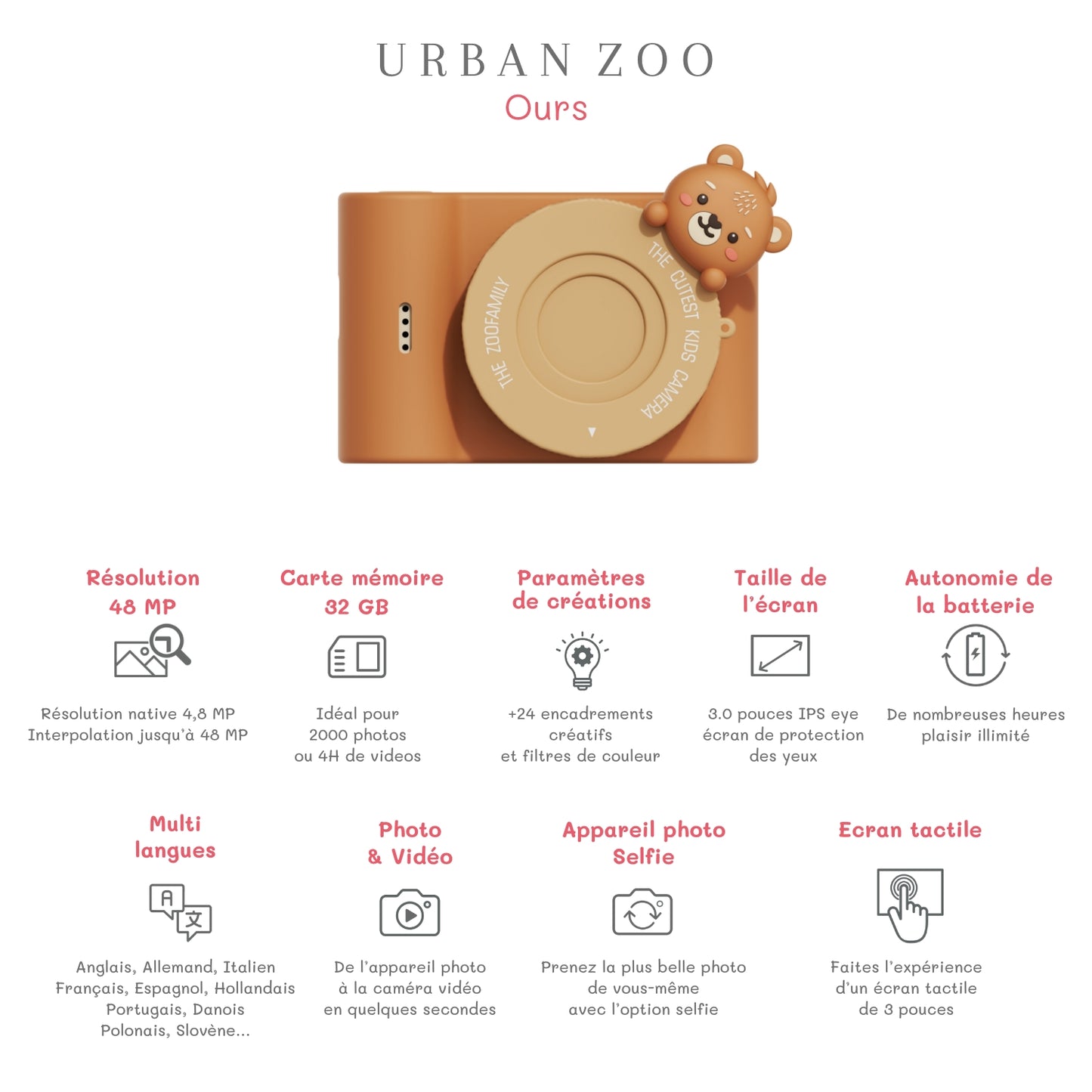 Urban Zoo Camera Bear