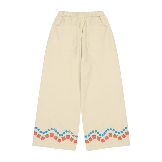 Apple Flower Wide Pants