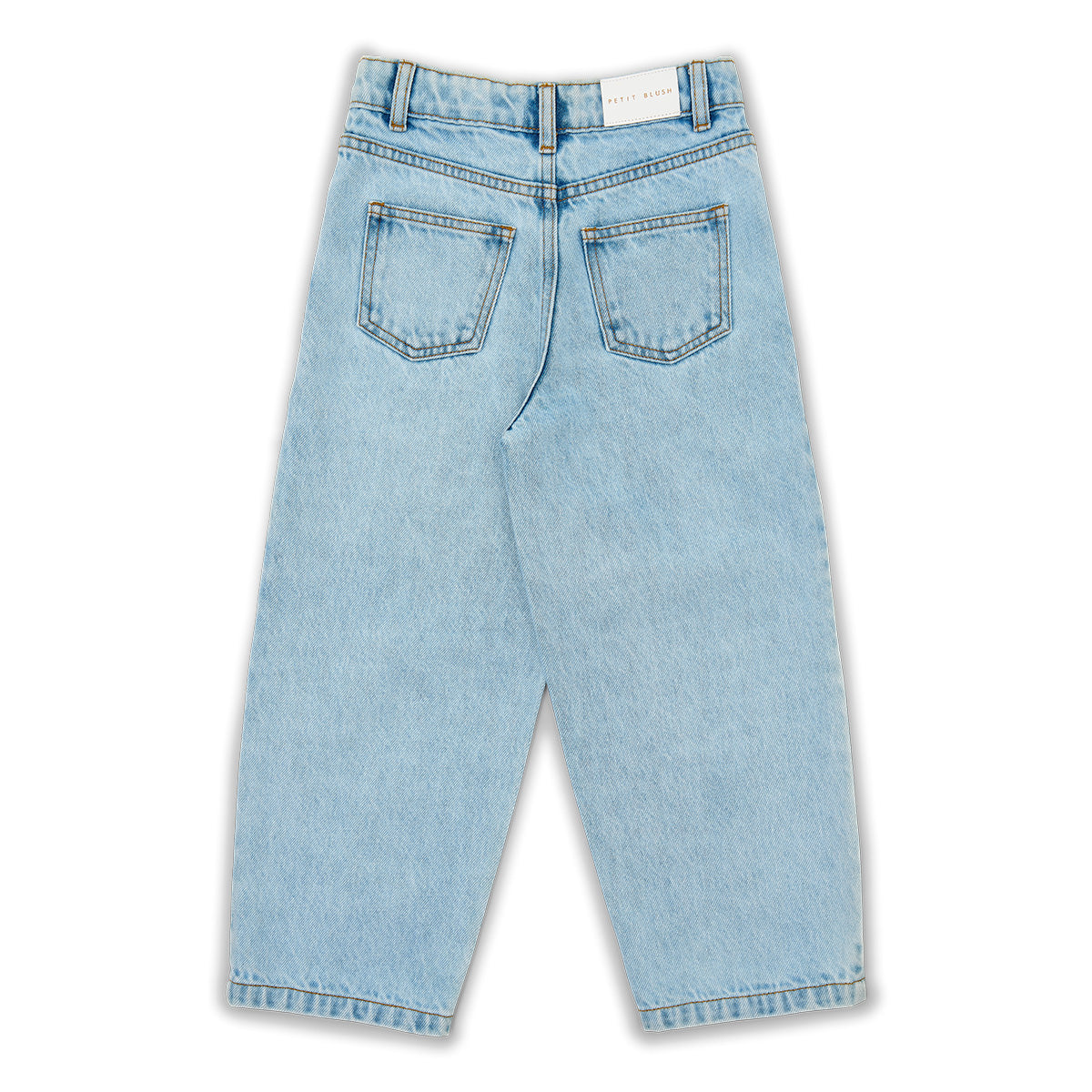 Ballon Fit Jeans Light Blue volledig zicht achterkant