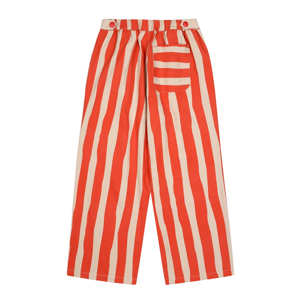Banana Stripe pants volledig zicht achterkant