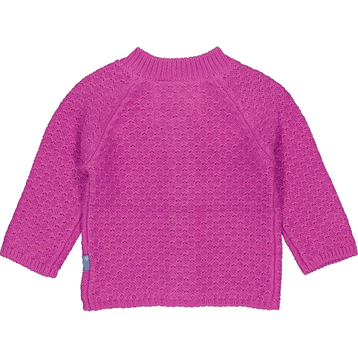 Cardigan Alexis Fuchsia achterkant.