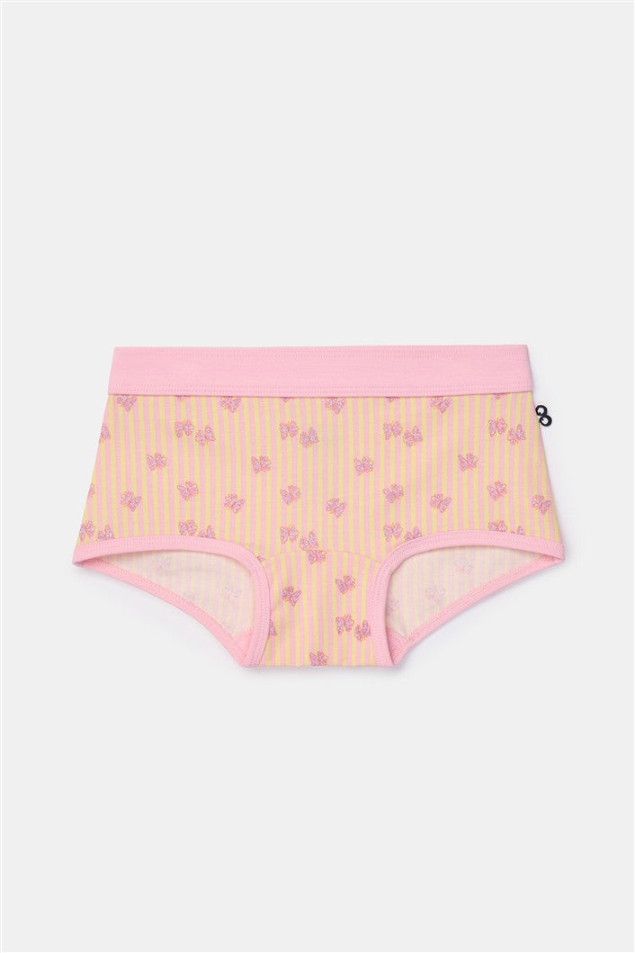 Duopack Meisjes Boxer Roze+Vlinder