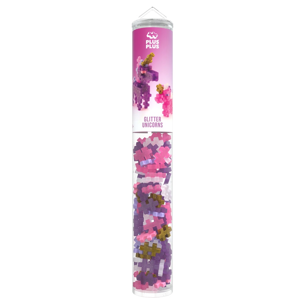 Tube Tube Glitter Unicorns 100 pcs