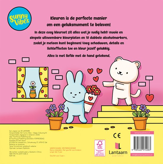 Kawaii kleurset voor tieners en volwassenen