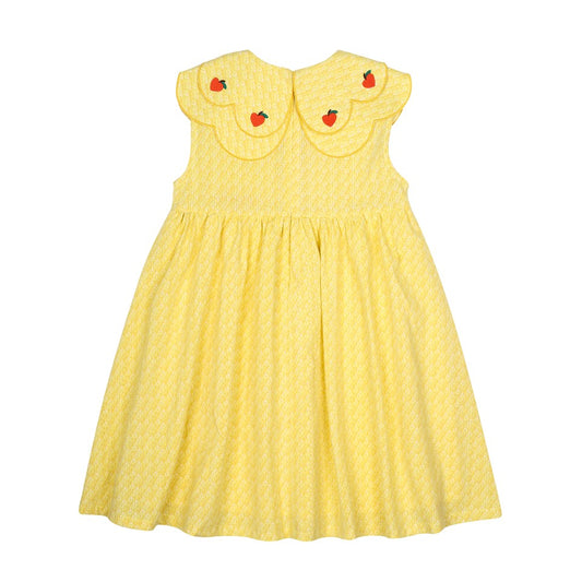 Heart Cherry Scallap Dress