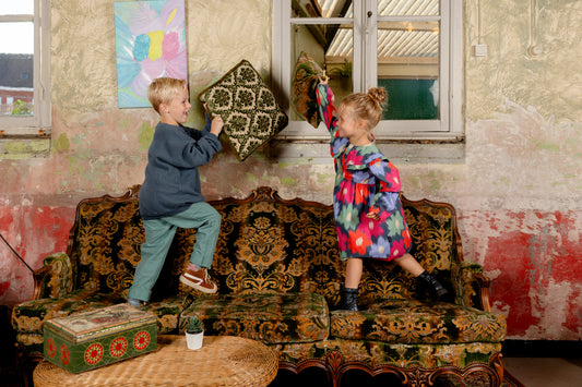 Sweater Quilted Night Blue