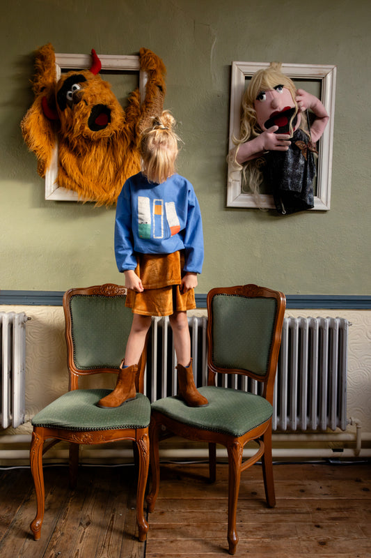 Rok Velvet Bone Brown