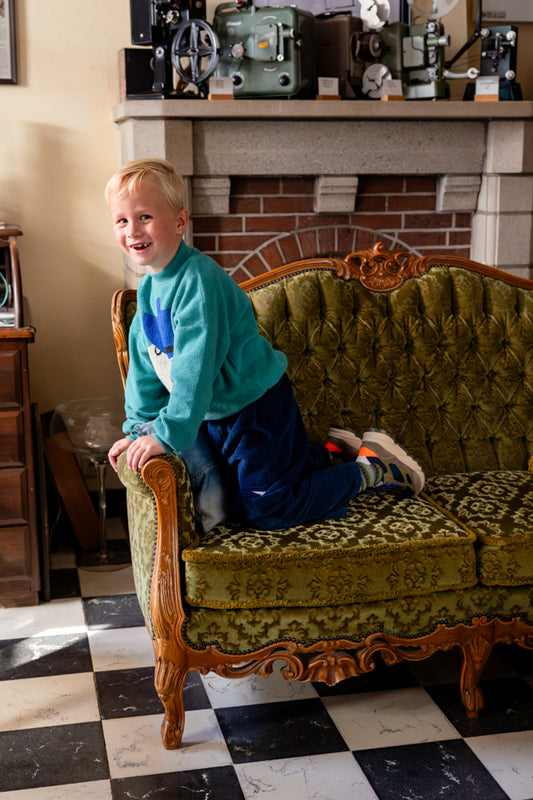 Sweater Teddy Chill Dog Green