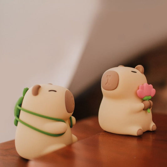 Led Night Light Kapibara Flower