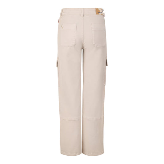 Leona Cargo Pants Pearl Grey