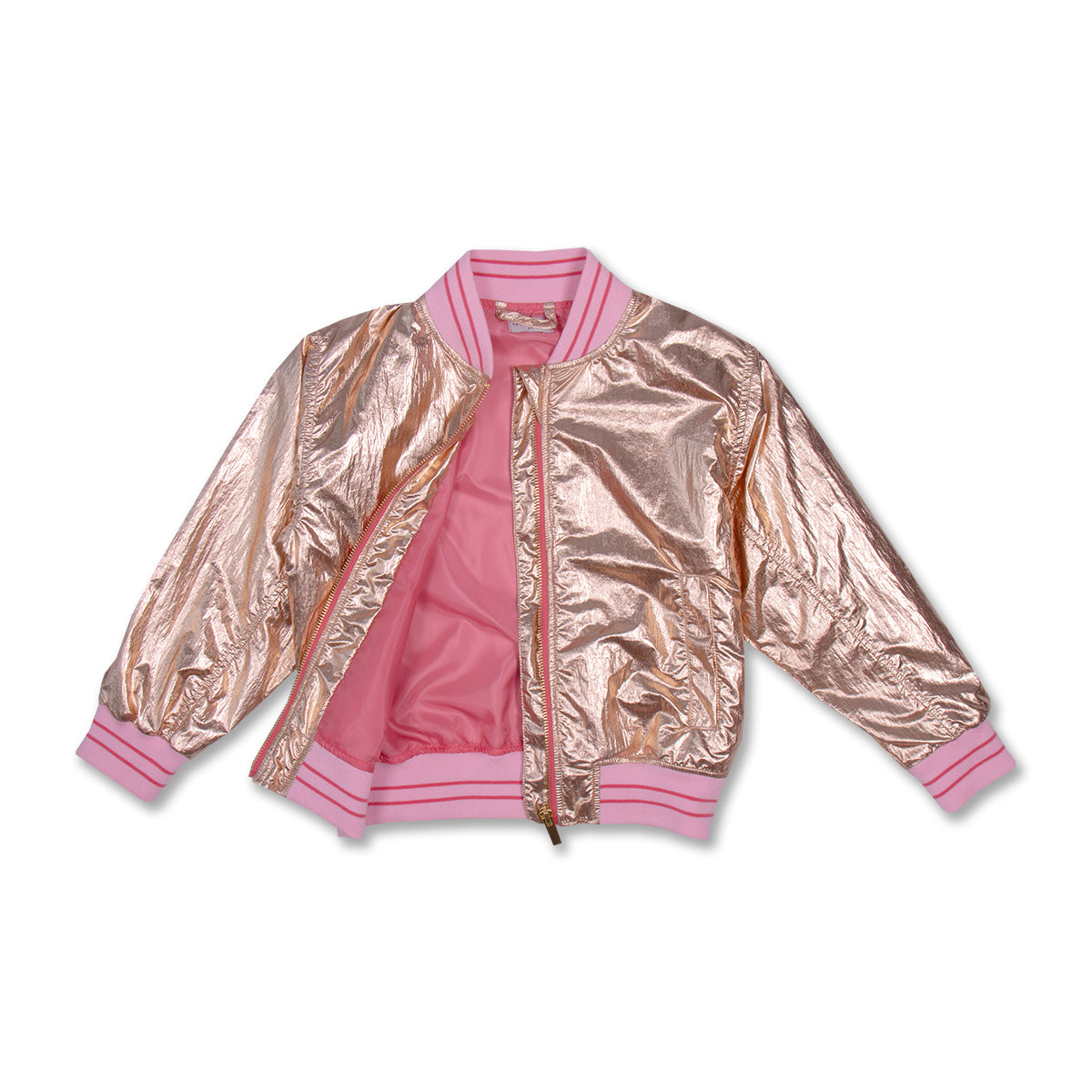 Metalic Jacket Rose Gold