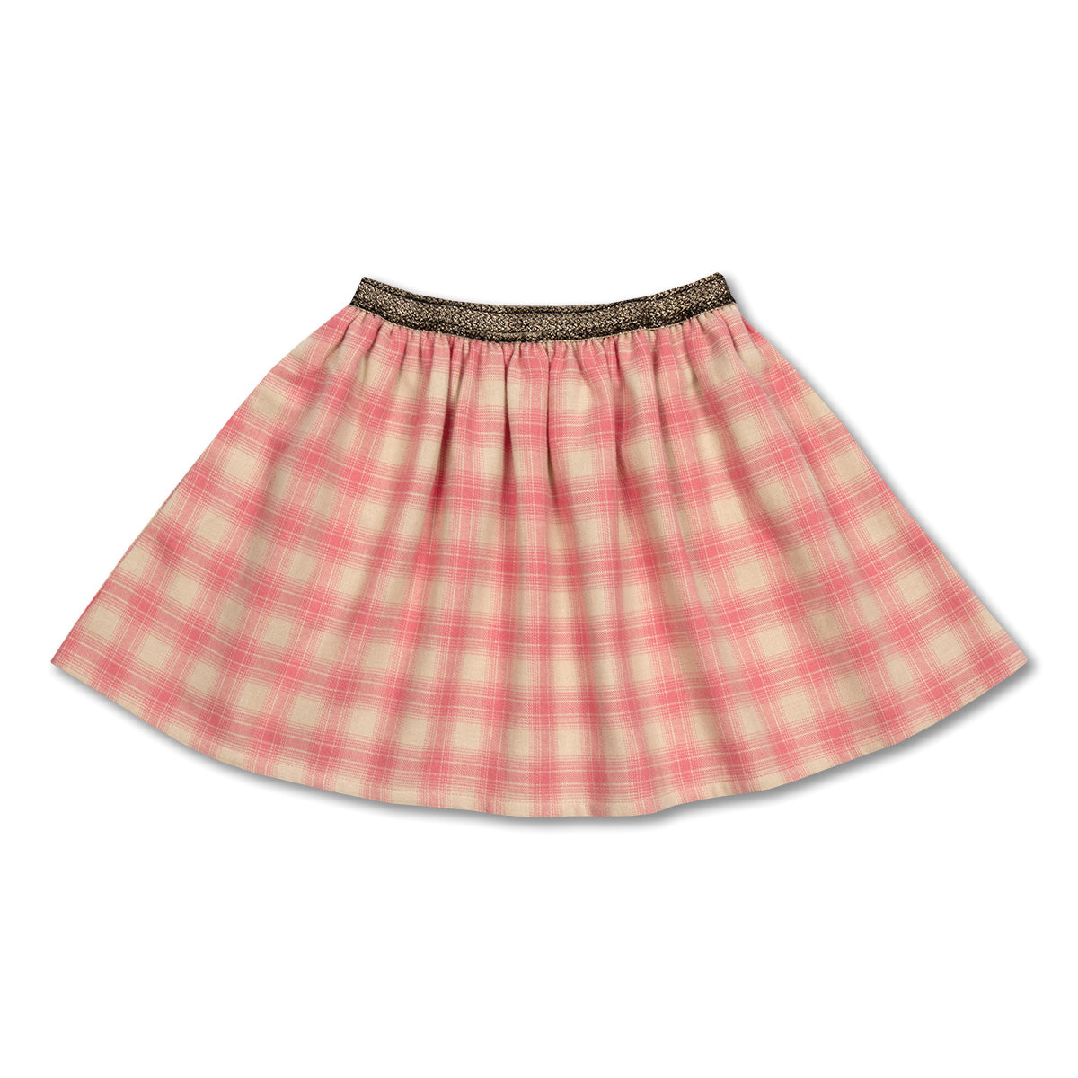Mini Skirt Check Rosette