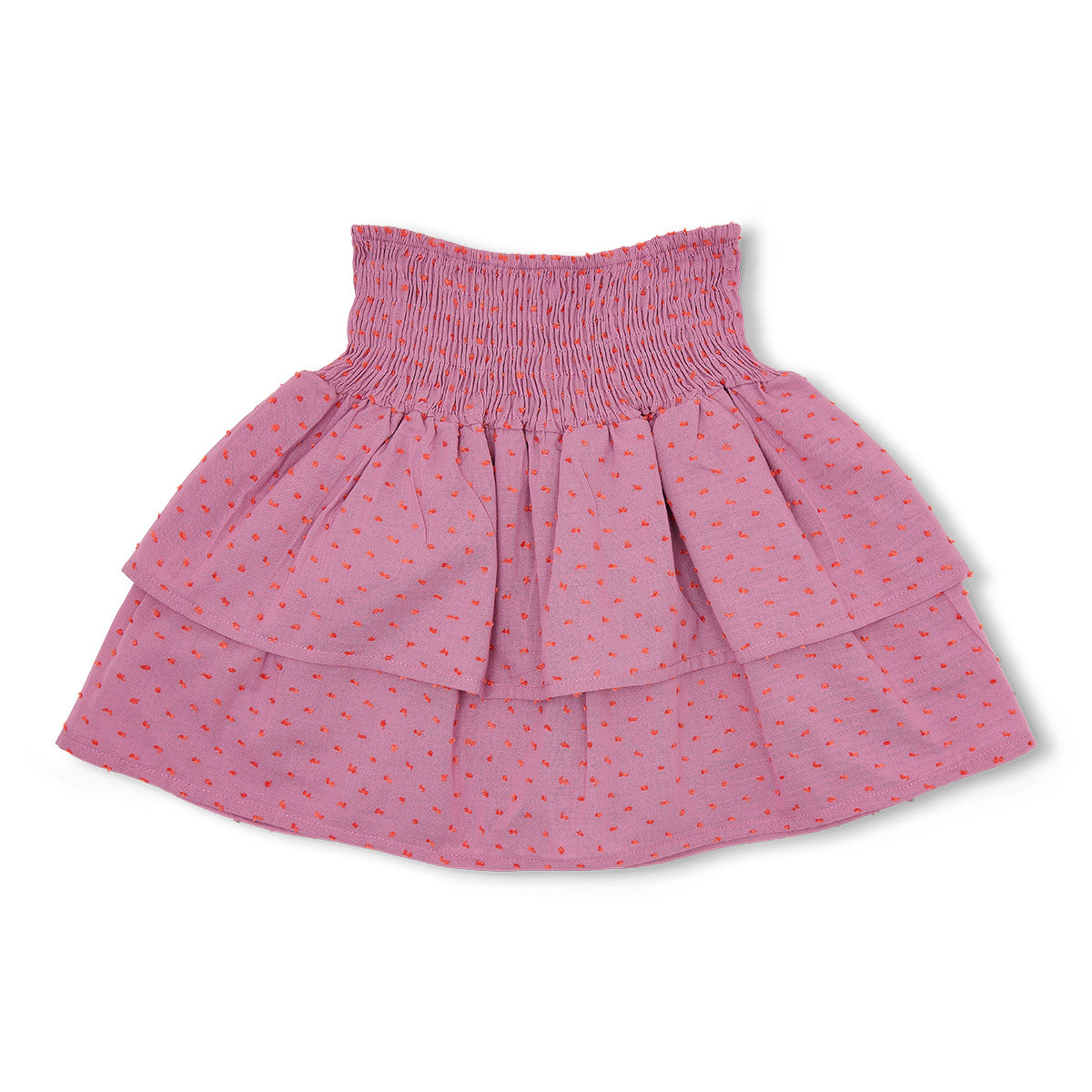 Mini Smock Skirt Plumeti