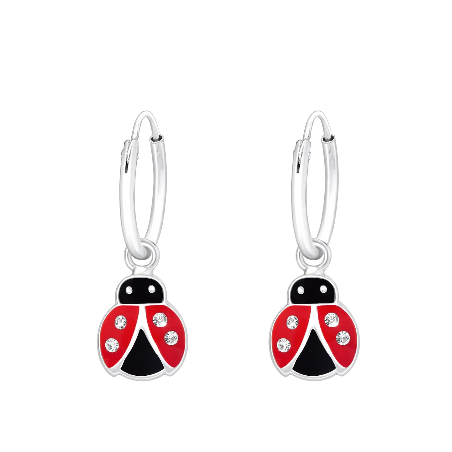 Oorringen Lieveheersbeestje Sparkle