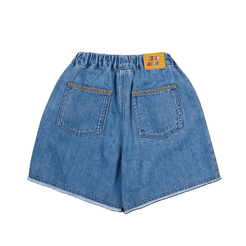 Our Recipe denim short volledig zicht achterkant
