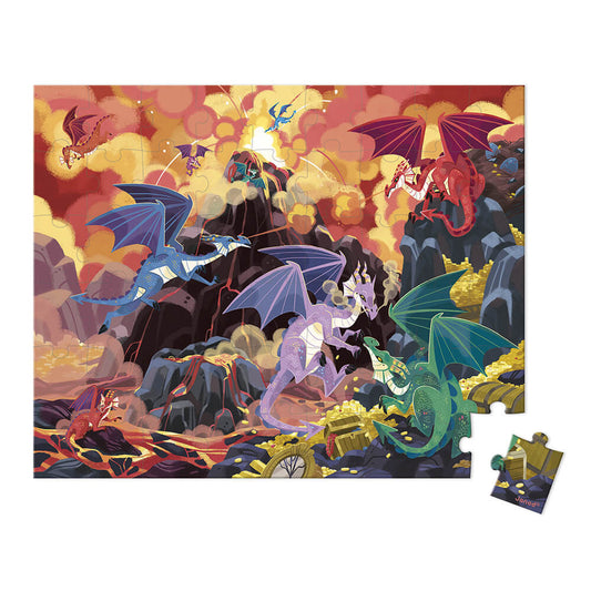 Puzzle Fiery Dragons 54 pcs