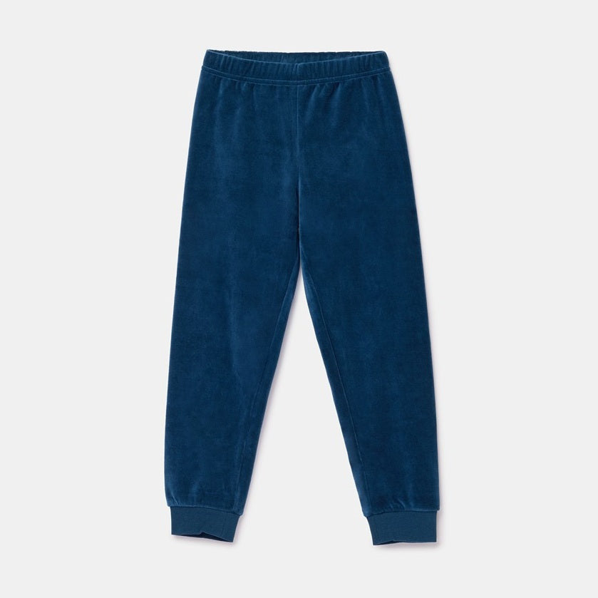 Zachte jongenspyjama donkerblauw