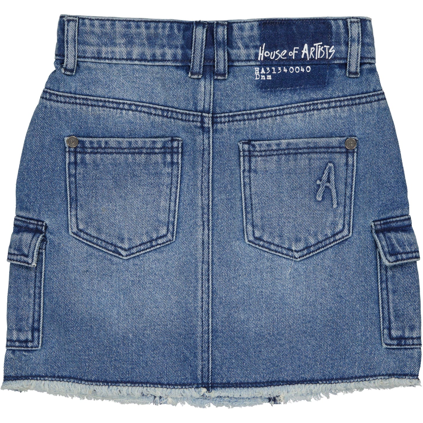 achterzijde denim skirt hetty