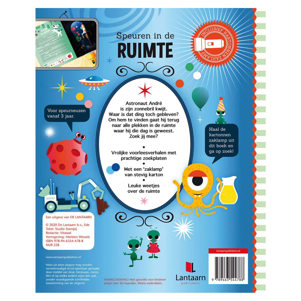 achterzijde speuren in de ruimte
