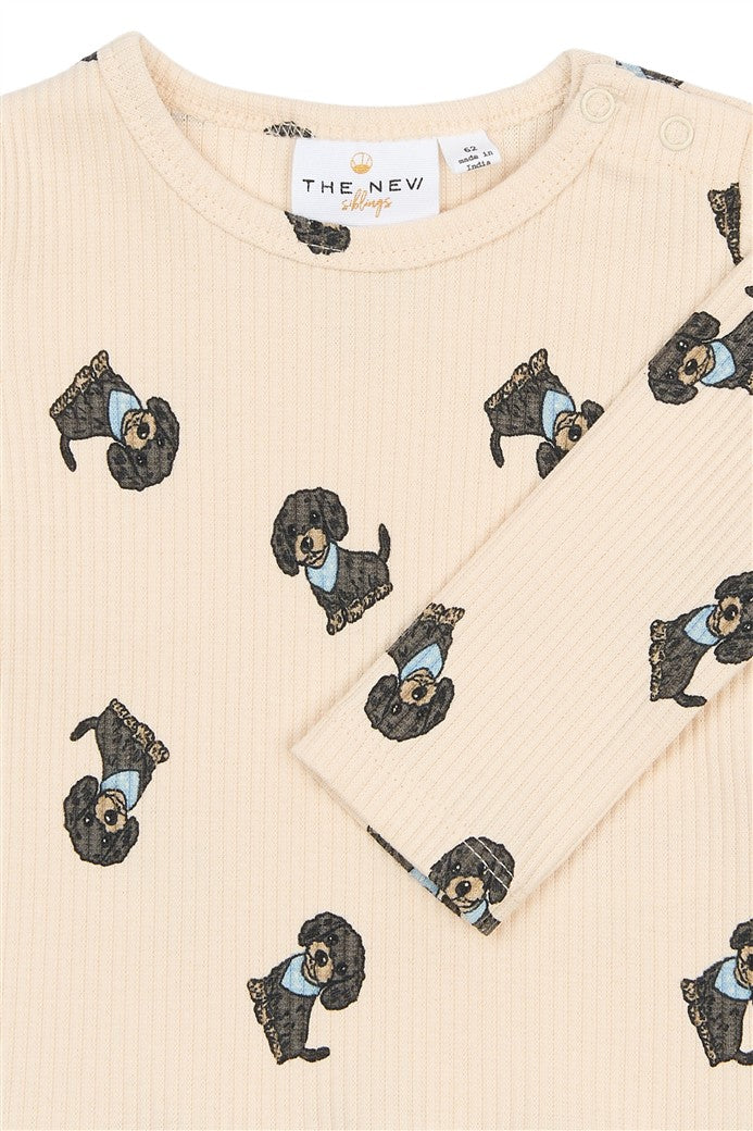 Detail hondjes all-over print