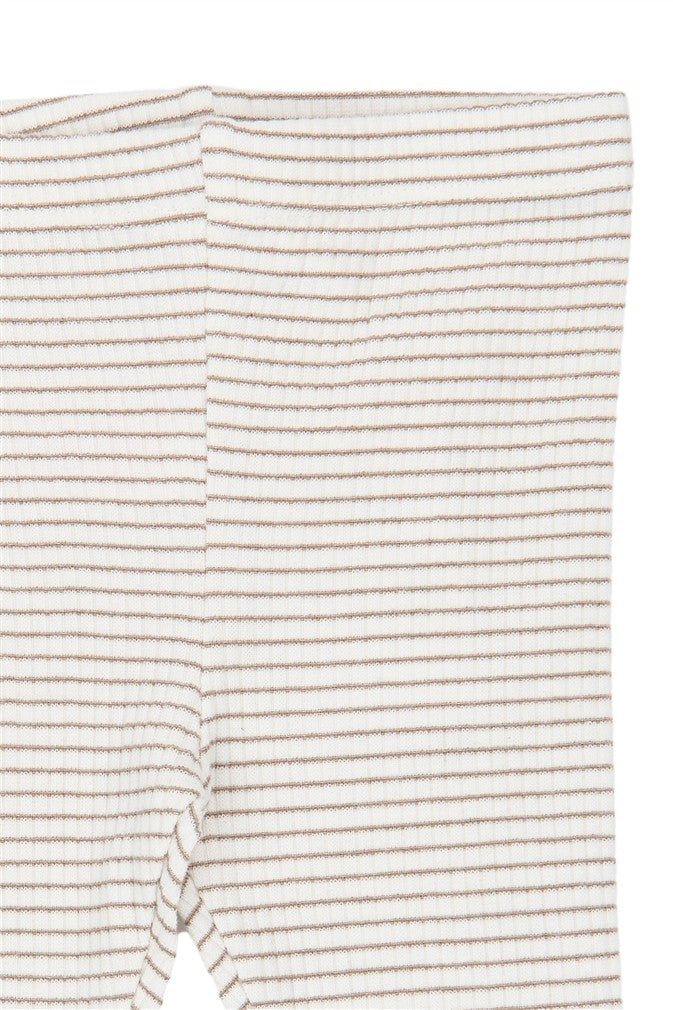Zachte gestreepte legging voor baby jongens en meisjes.