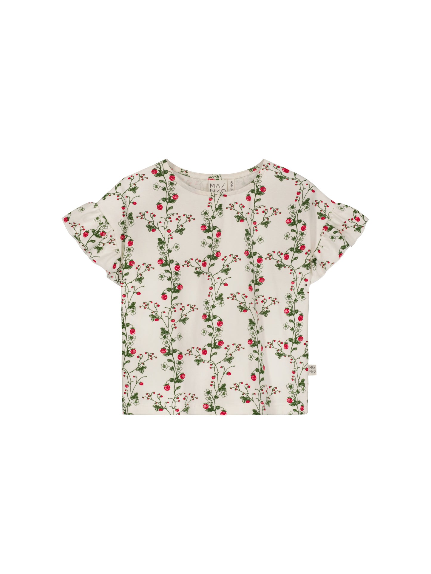 Wild Strawberry Frill Shirt White Alyssum