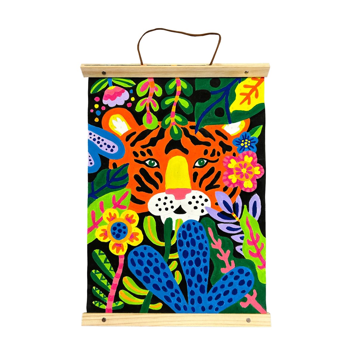 Paint-by-number Canvas Kit Tiger Eyes